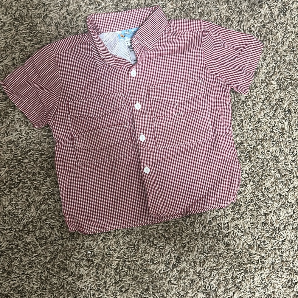 Size 2 fishing style button up shirt